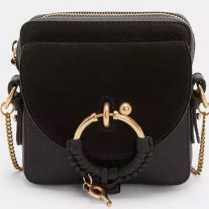See by Chloe Black Crossbody Bag with Tassel